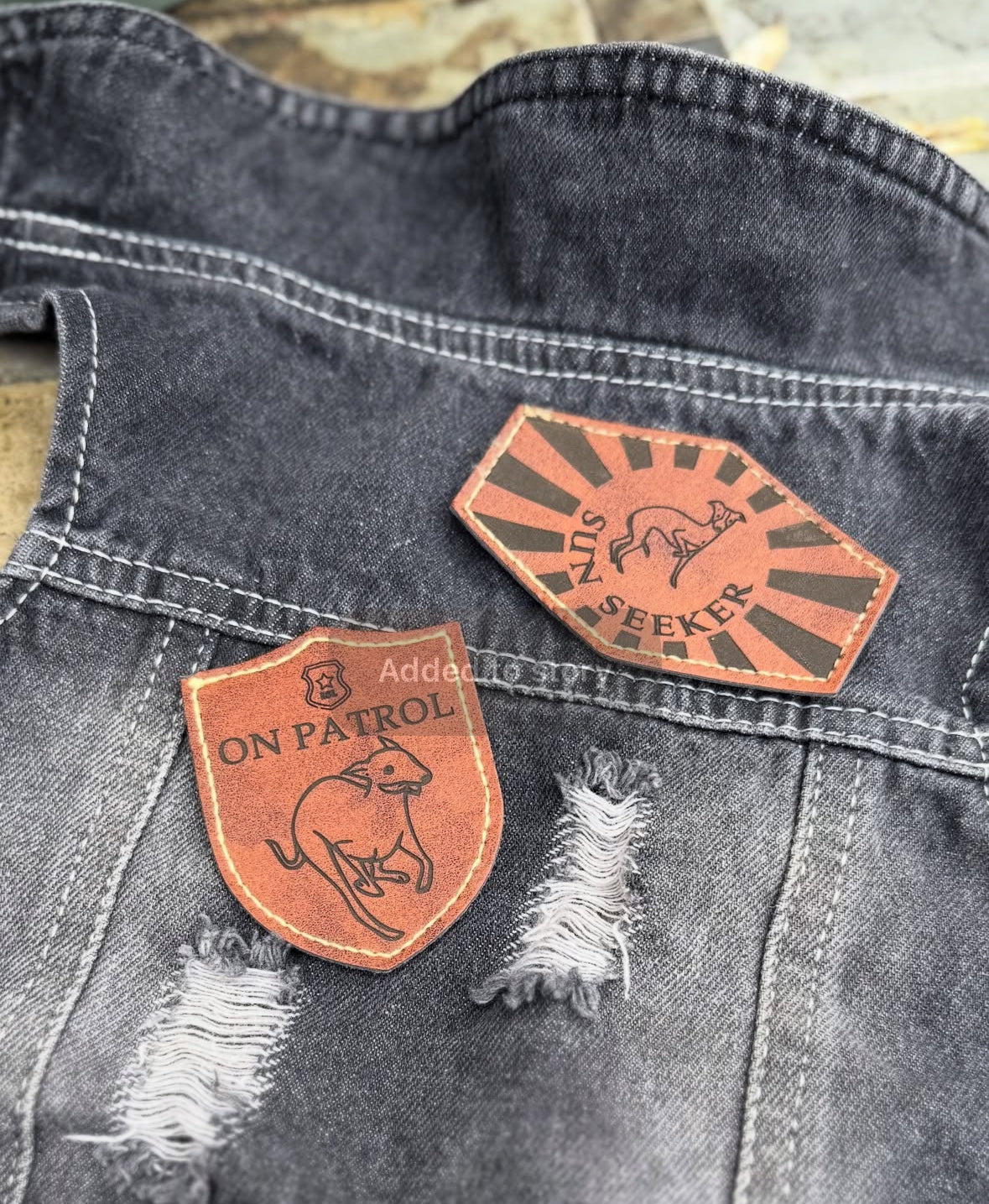 Iron-On Leather Patches