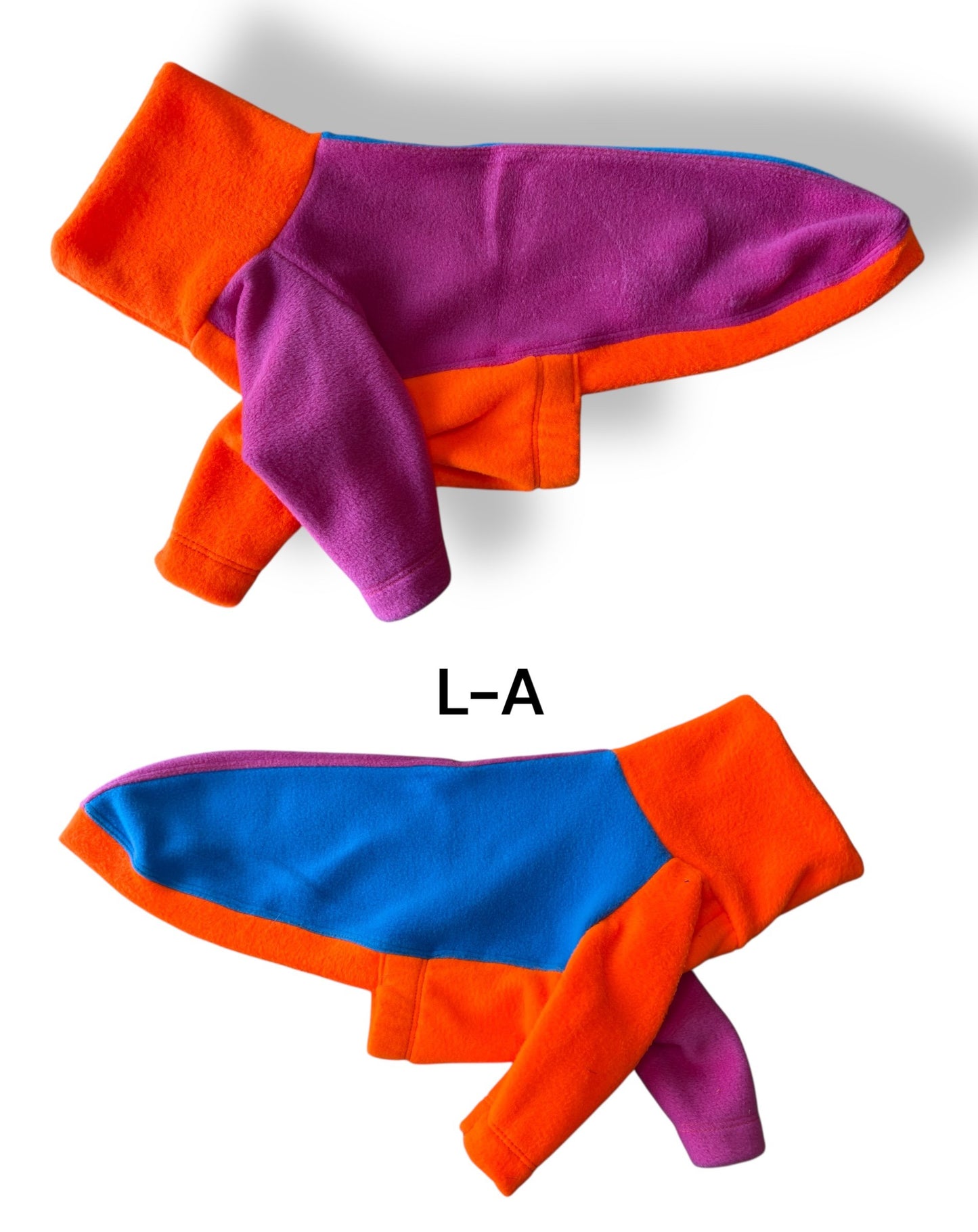 Fleece Jumper - Neon Colourblock