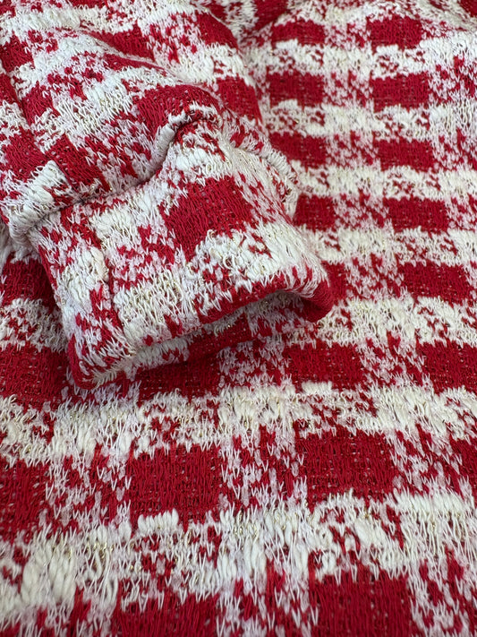 Knit Jersey Suit - Red Chanel