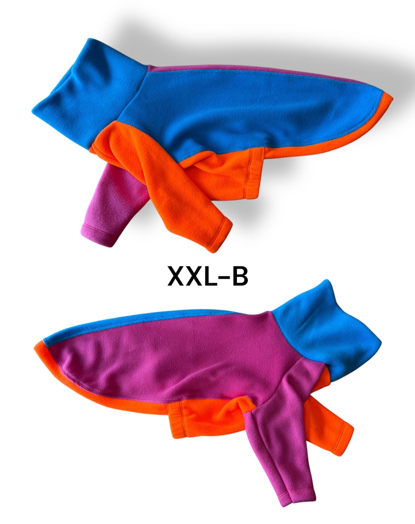 Fleece Jumper - Neon Colourblock