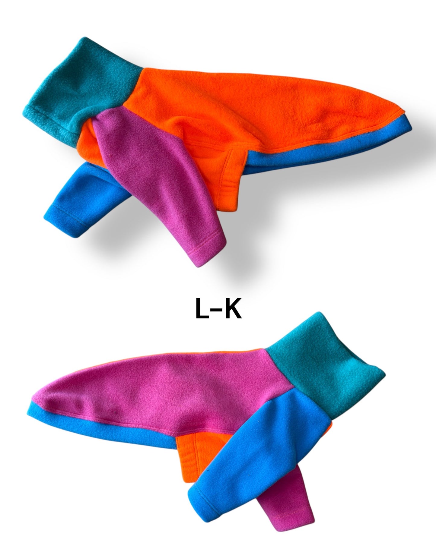Fleece Jumper - Neon Colourblock