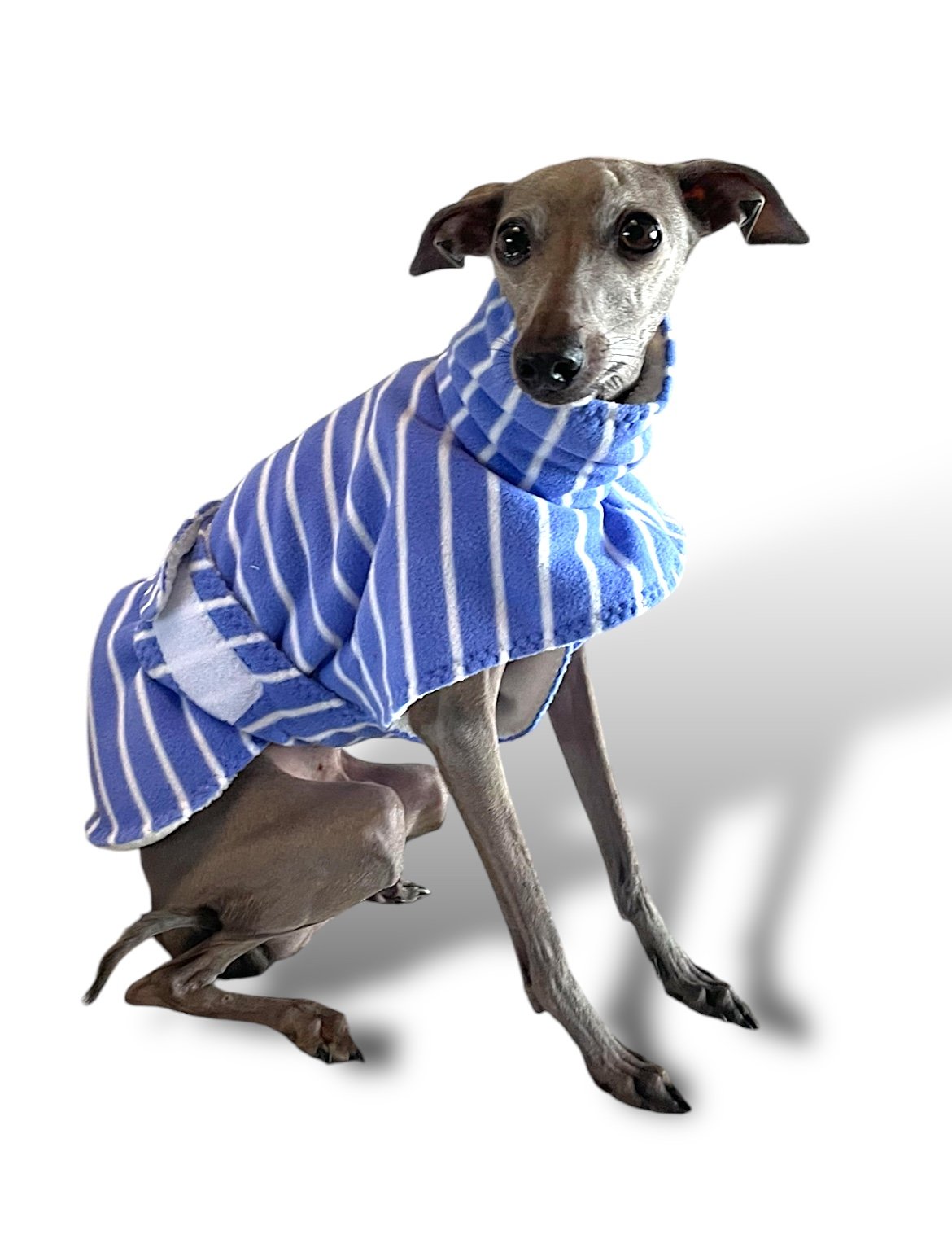 Dressing Gown - Blue Stripe