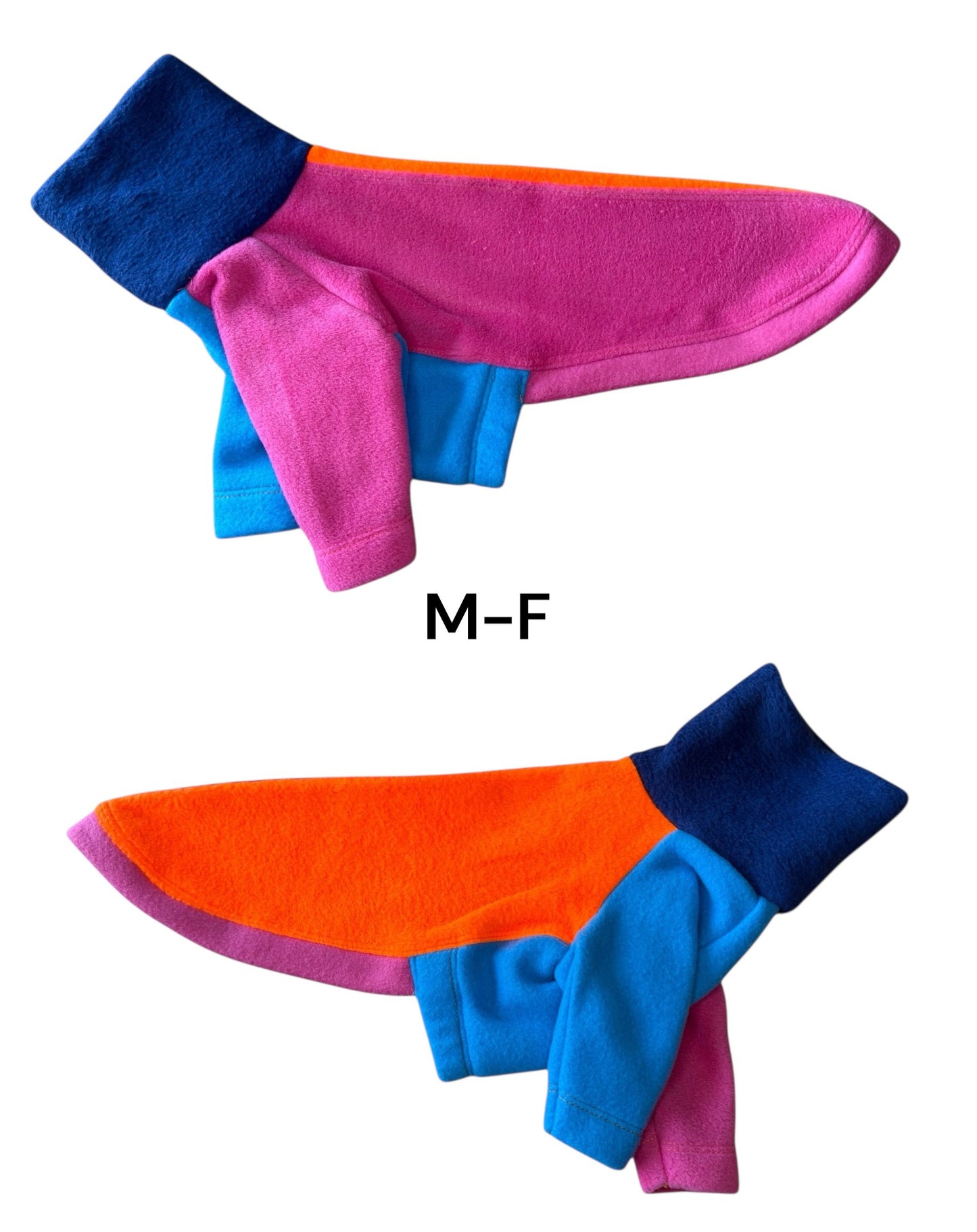 Fleece Jumper - Neon Colourblock