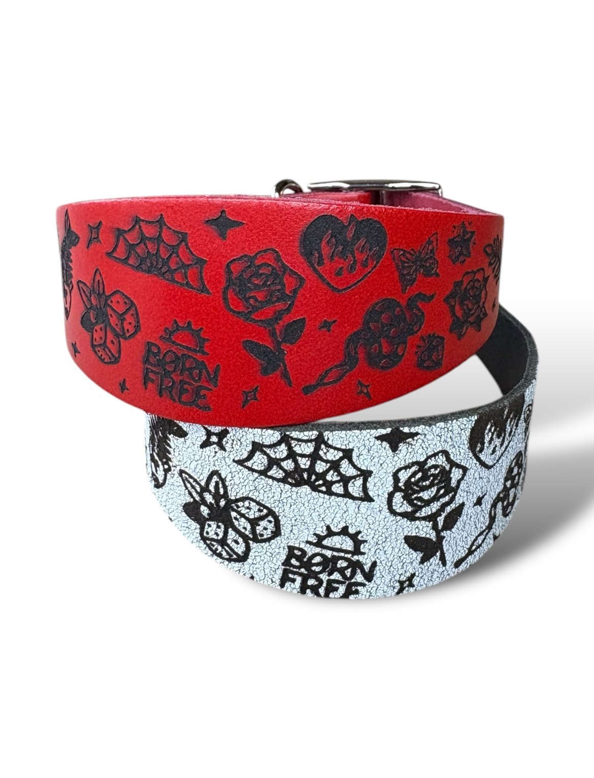Leather Collar - Tattoo Flash