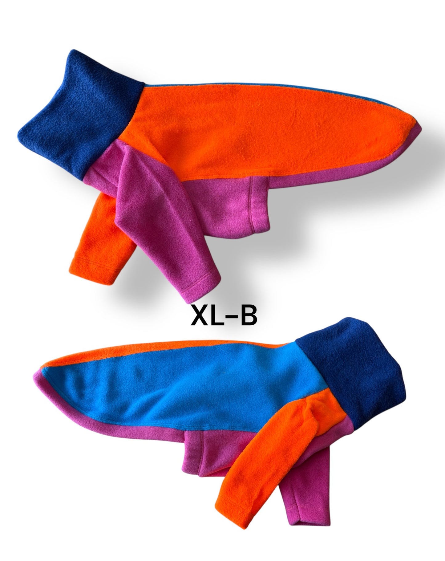 Fleece Jumper - Neon Colourblock