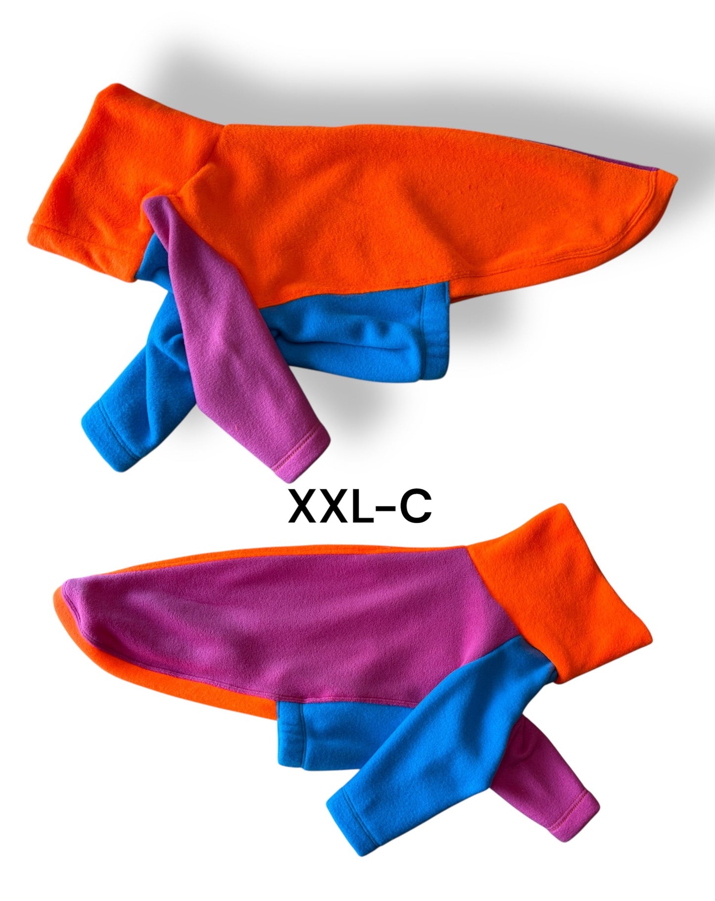 Fleece Jumper - Neon Colourblock