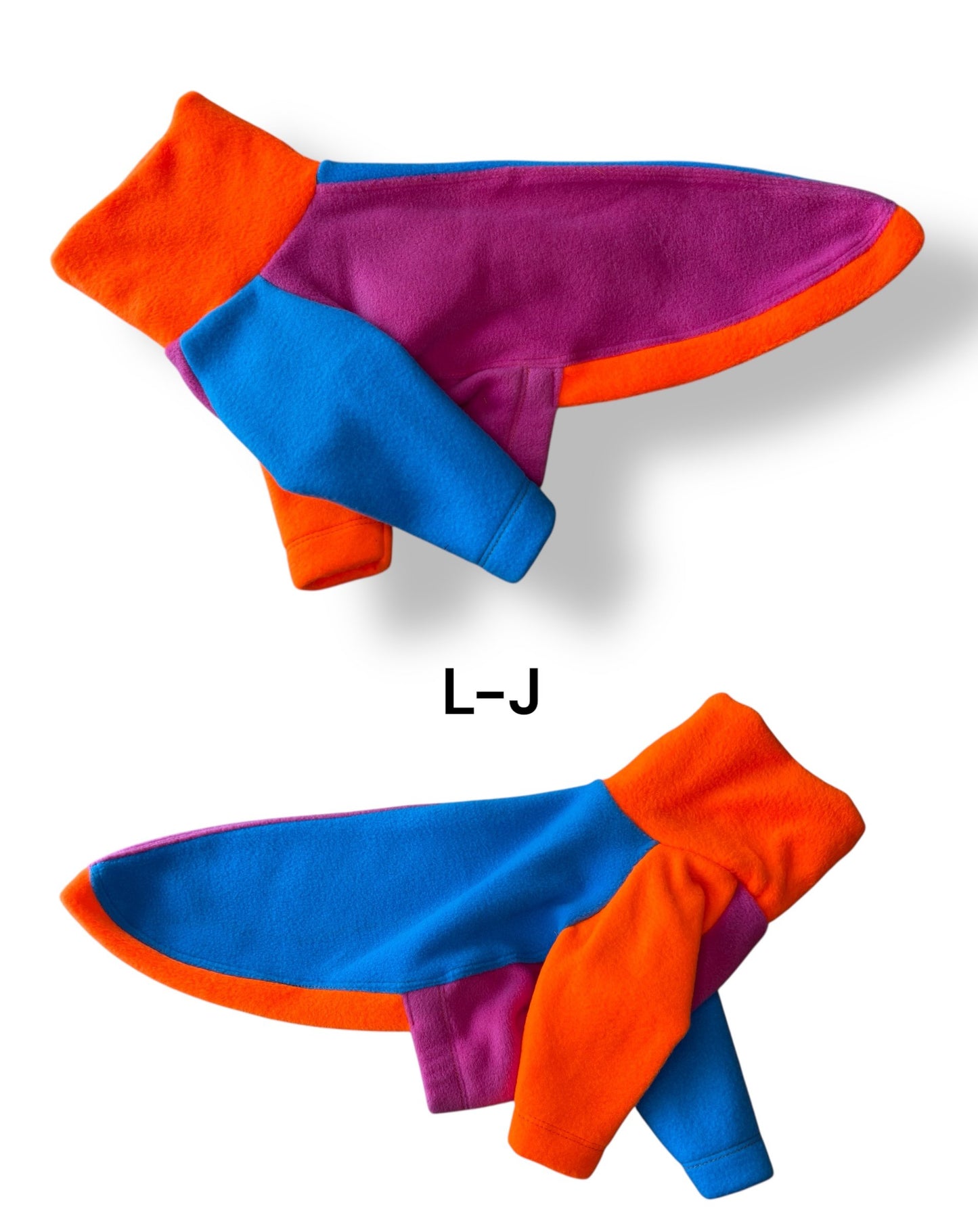 Fleece Jumper - Neon Colourblock