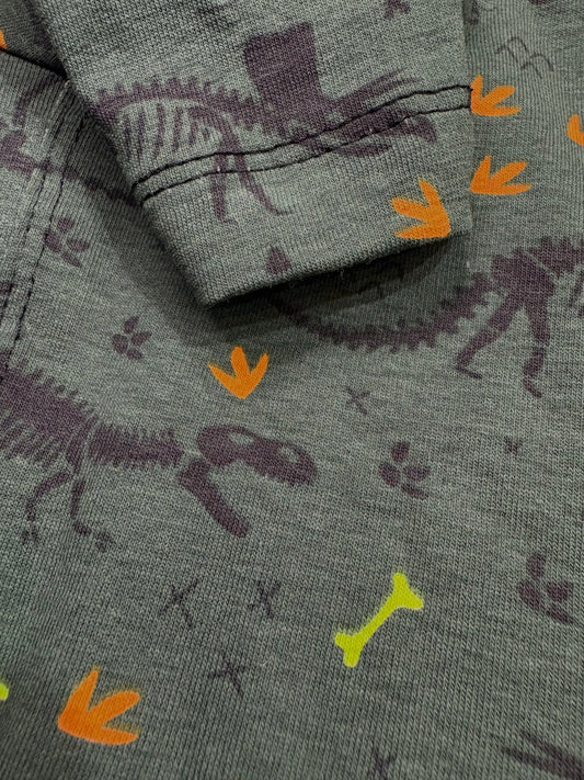 dinosaur pattern cotton jersey