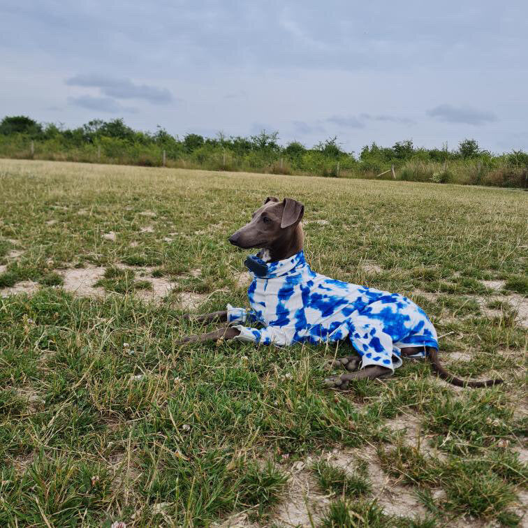 Blue Tie-Dye Water Resistant Jersey