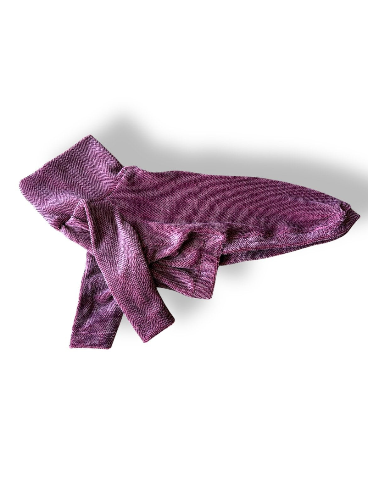 Jersey T-Shirt- Pink Herringbone Velvet