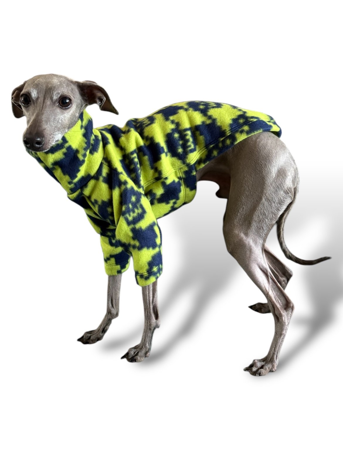 Fleece Jumper - Neon Skull