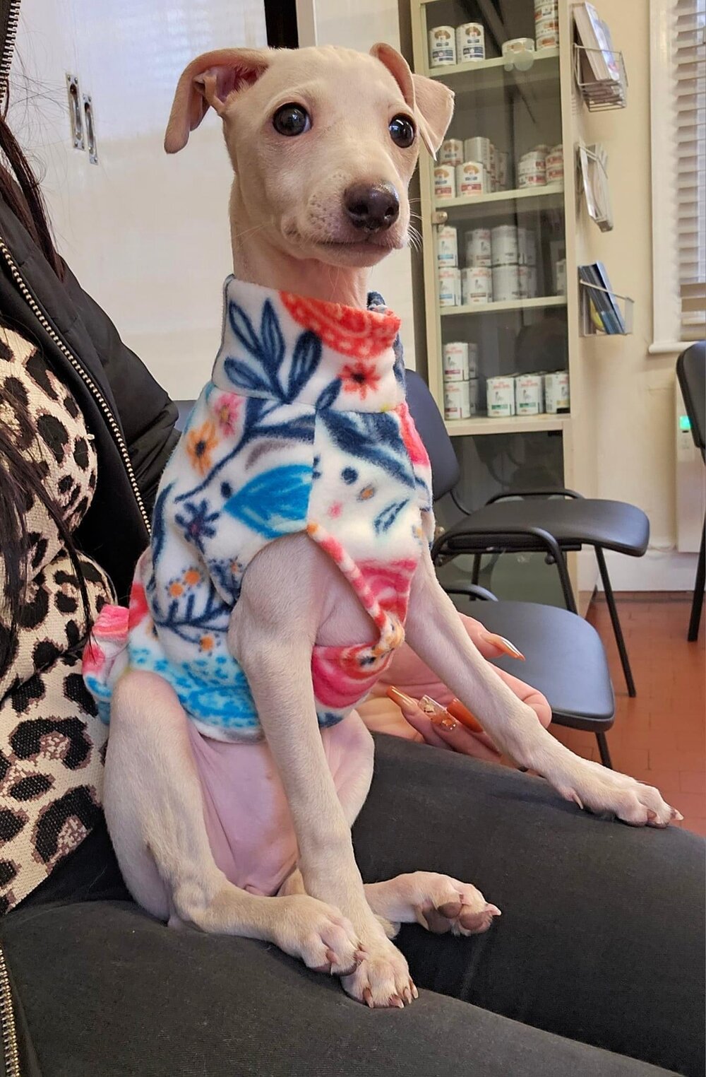 Fleece Vest - Peony Garden