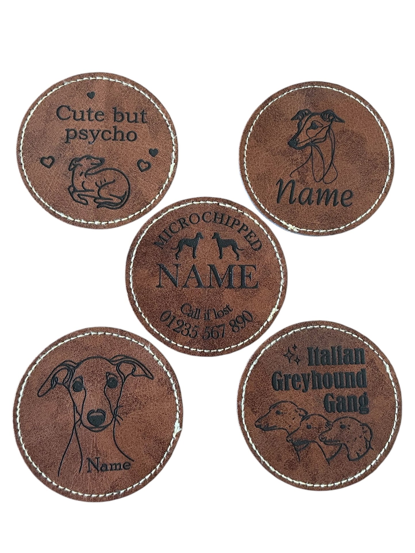 Iron-On Leather Patches