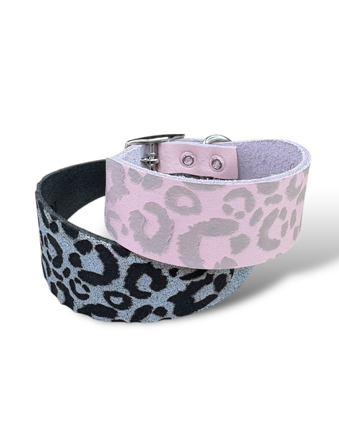 Leather Collar - Leopard