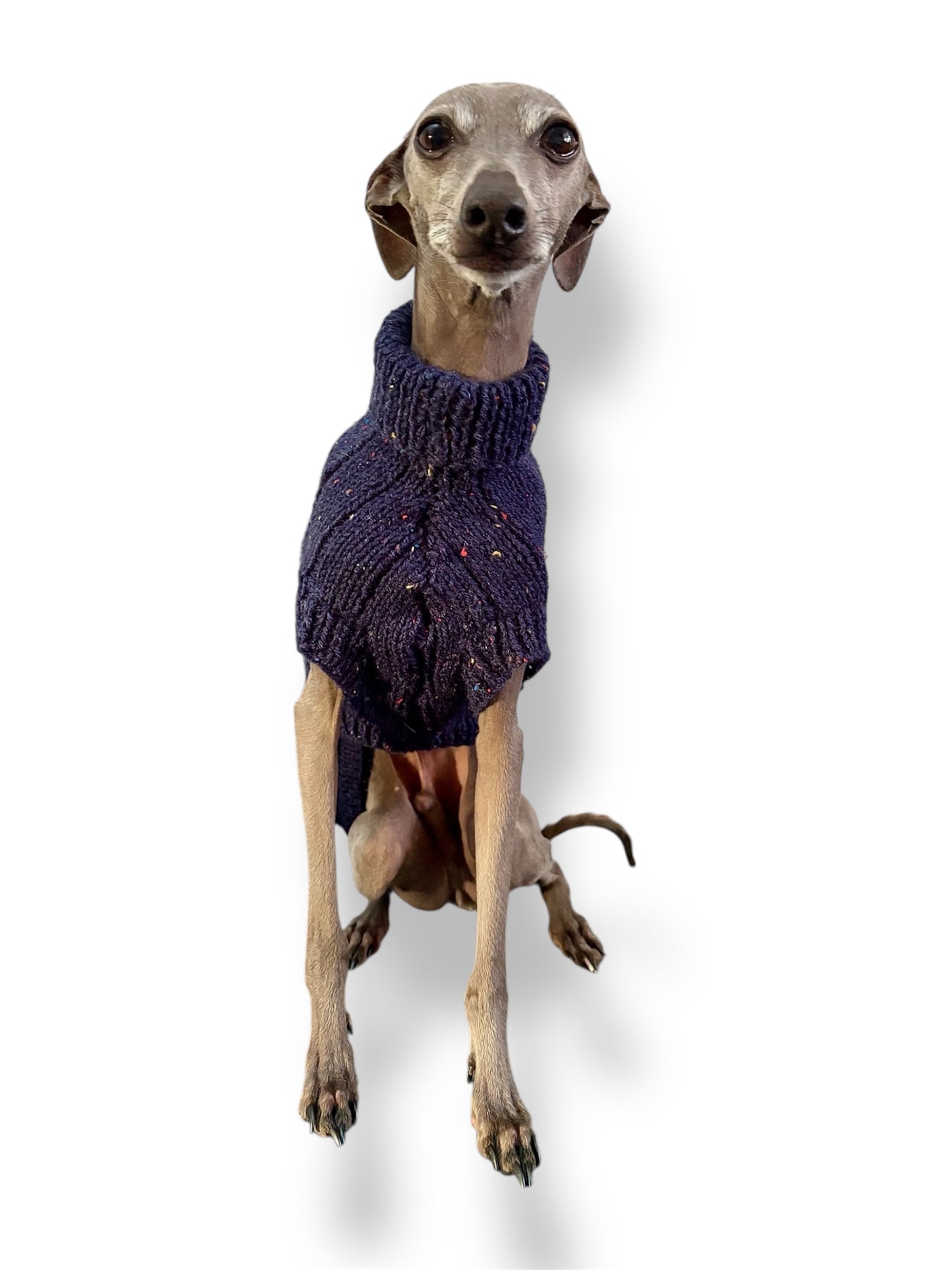 Knitted Jumper - Liquorice Blue