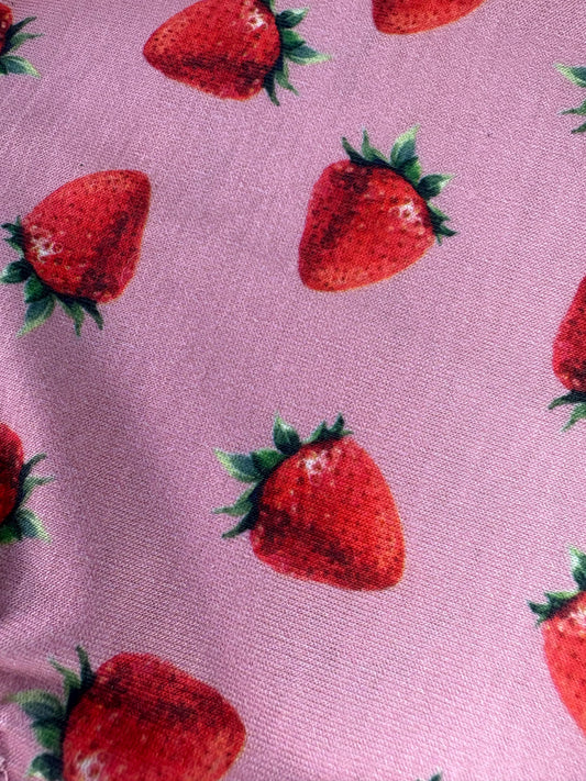 Jersey Vest - Strawberry Kisses