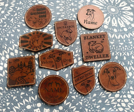 Iron-On Leather Patches
