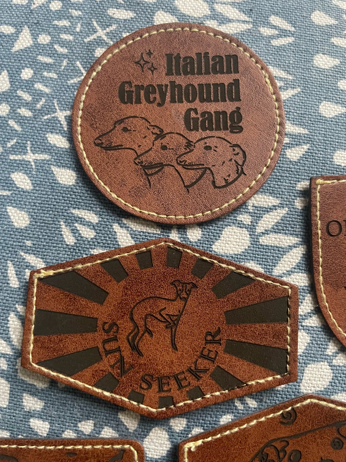 Iron-On Leather Patches