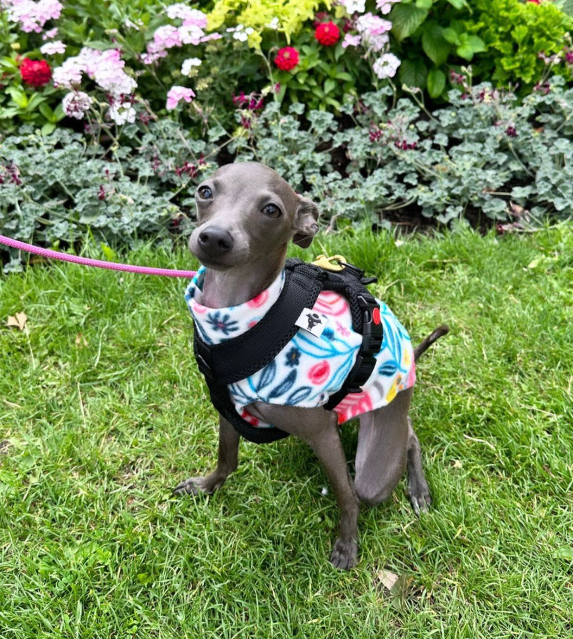 Fleece Vest - Peony Garden