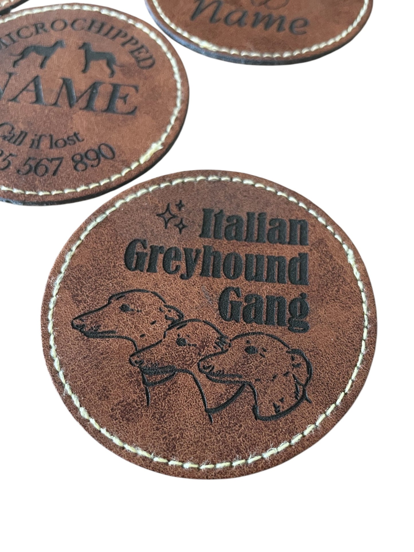 Iron-On Leather Patches