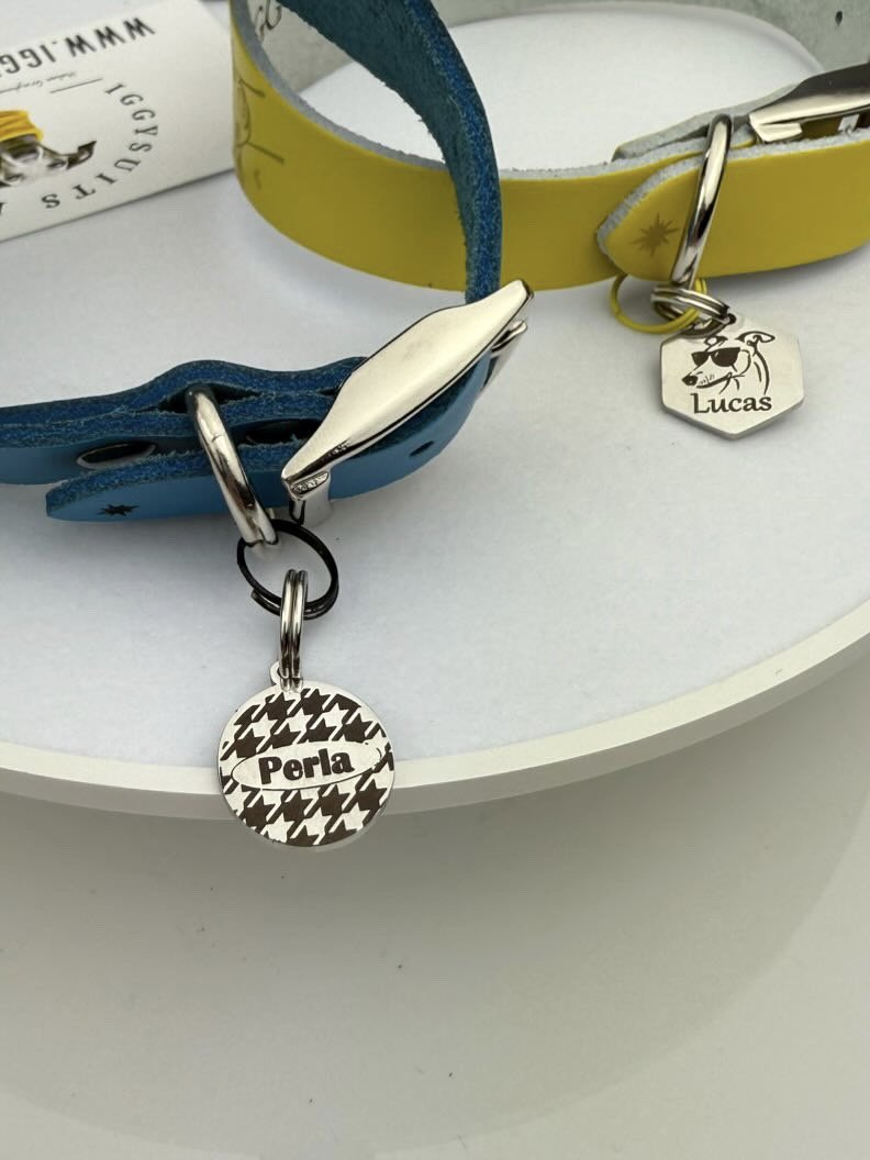 Engraved Dog Tags - Hexagonal