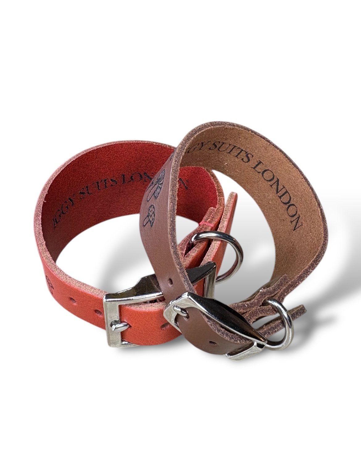 Leather Collar - Mushroom