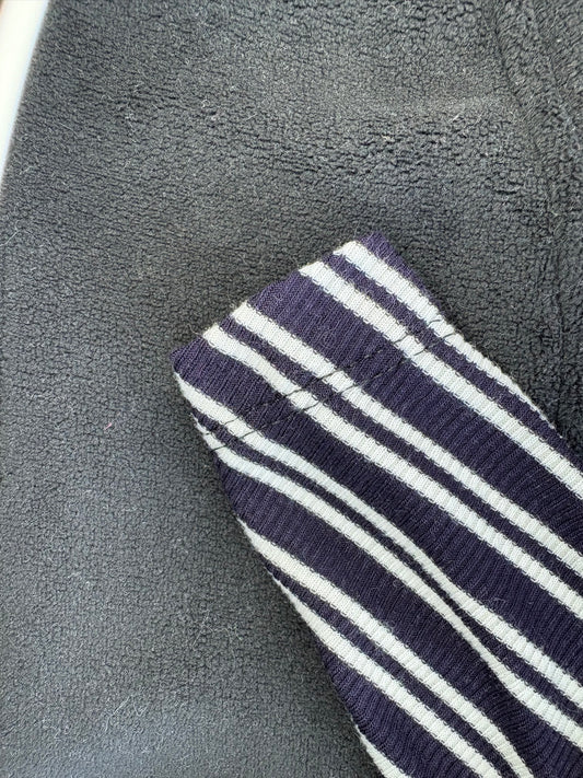 Ultra-Stretch Fleece Jumper - Black Stripe