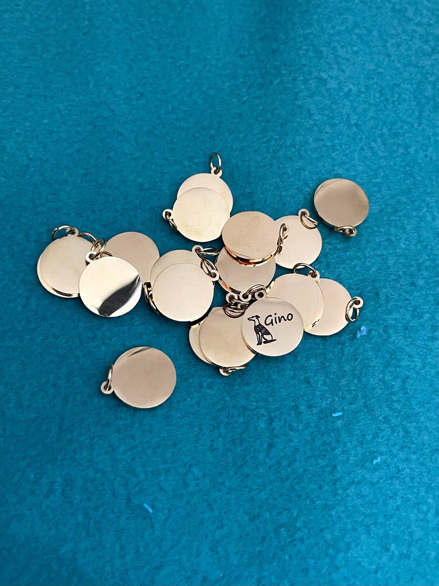 Engraved Dog Tags - Round