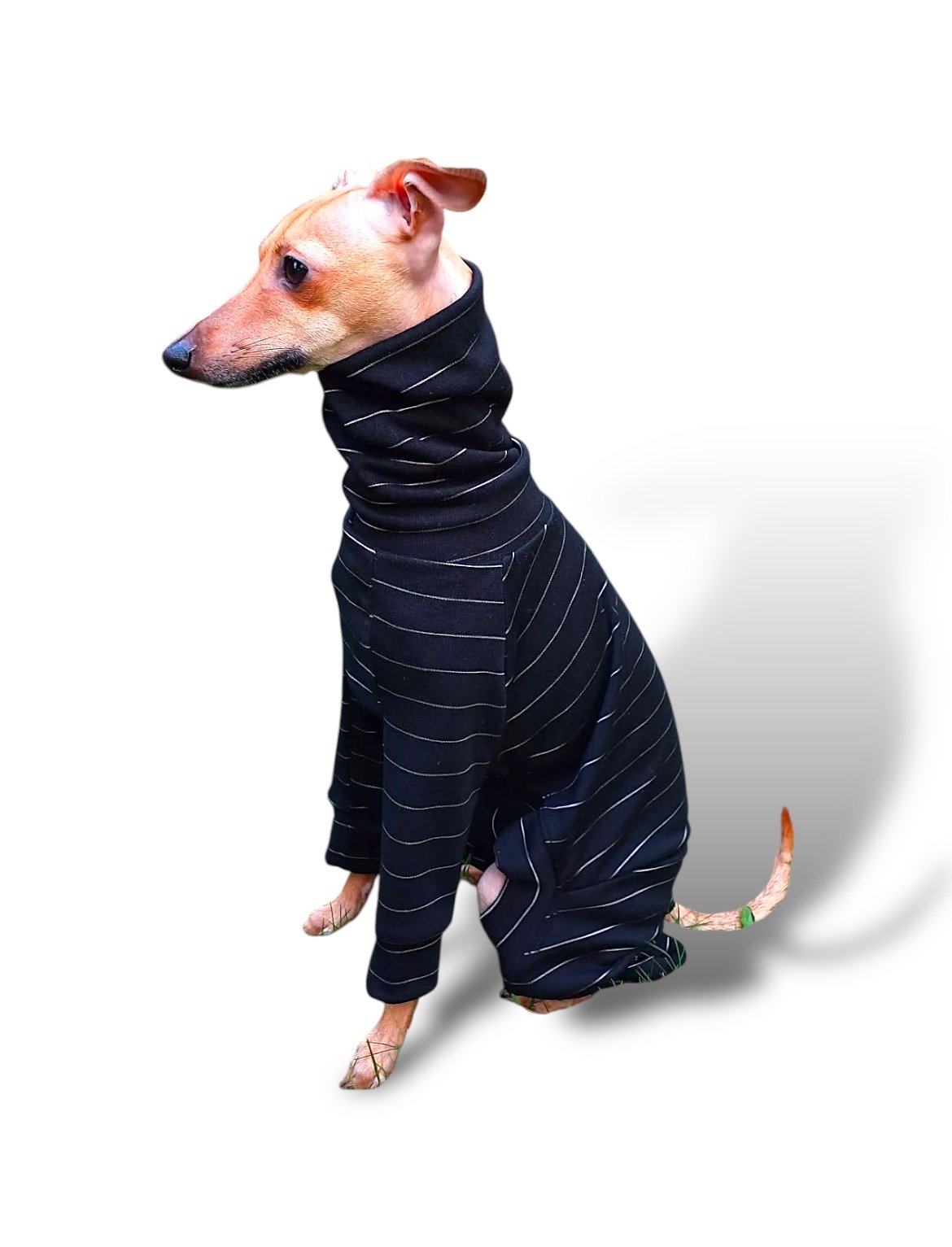Black Pinstripe Jersey