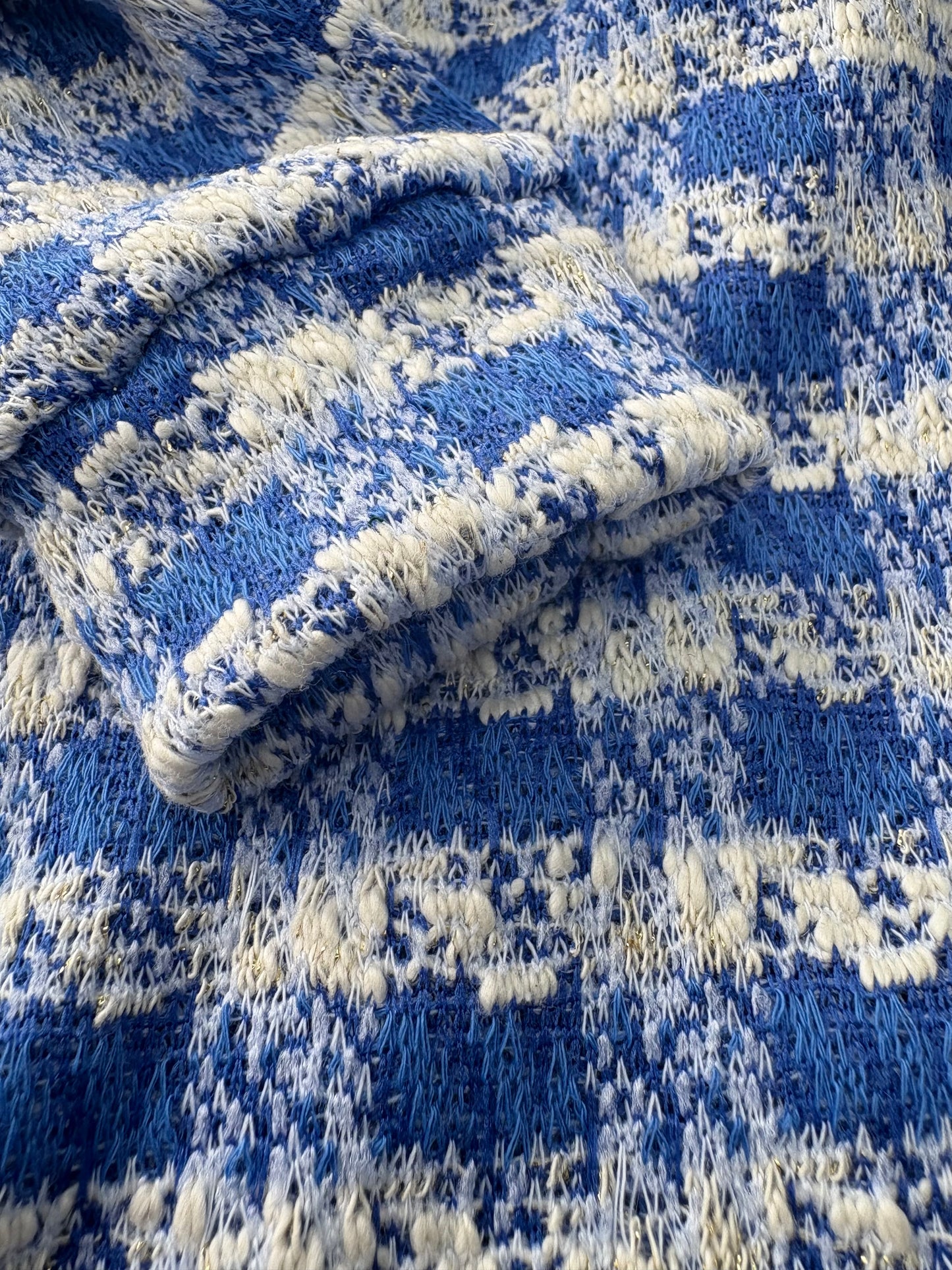 Knit Jersey T-Shirt - Blue Chanel