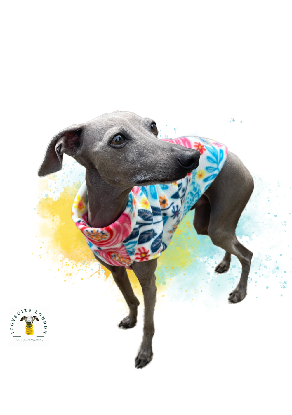 Fleece Vest - Peony Garden