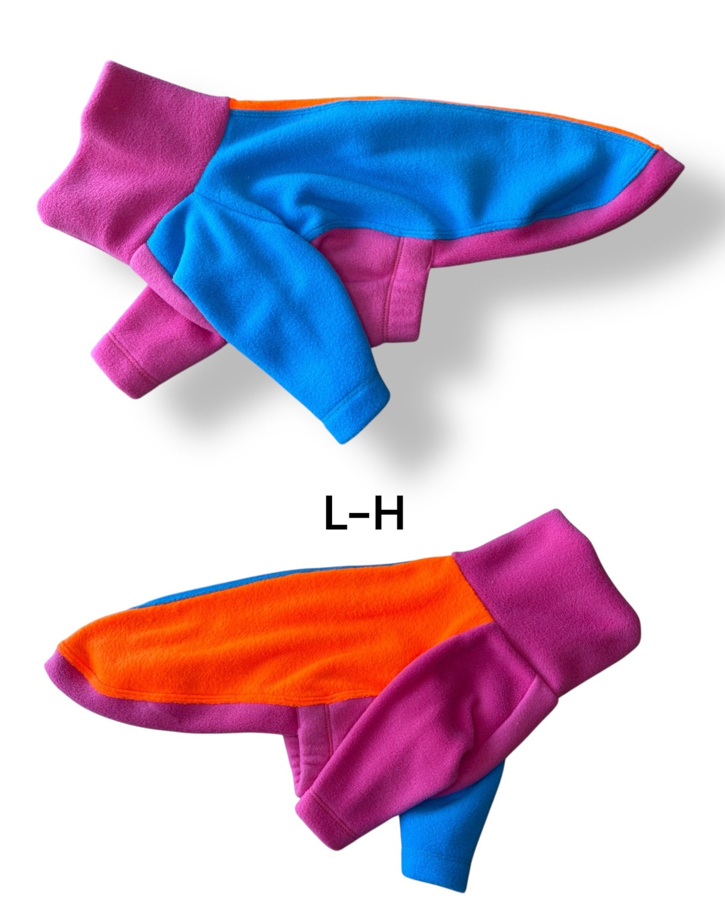 Fleece Jumper - Neon Colourblock