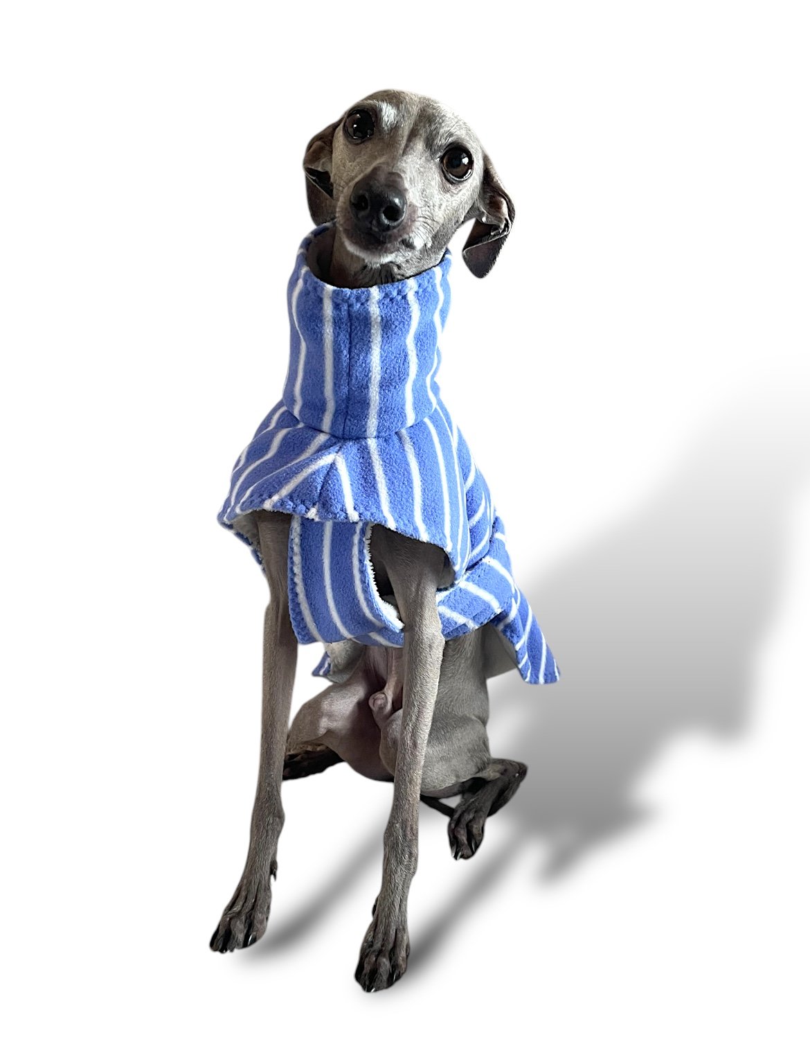 Dressing Gown - Blue Stripe