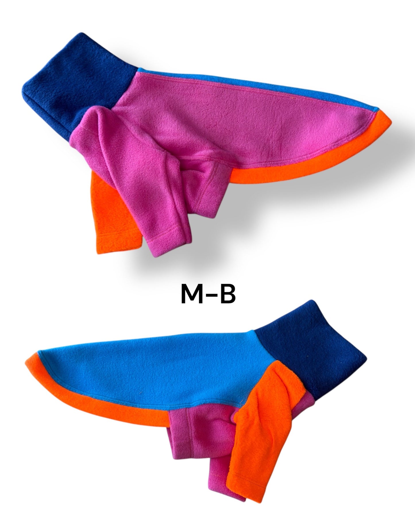 Fleece Jumper - Neon Colourblock
