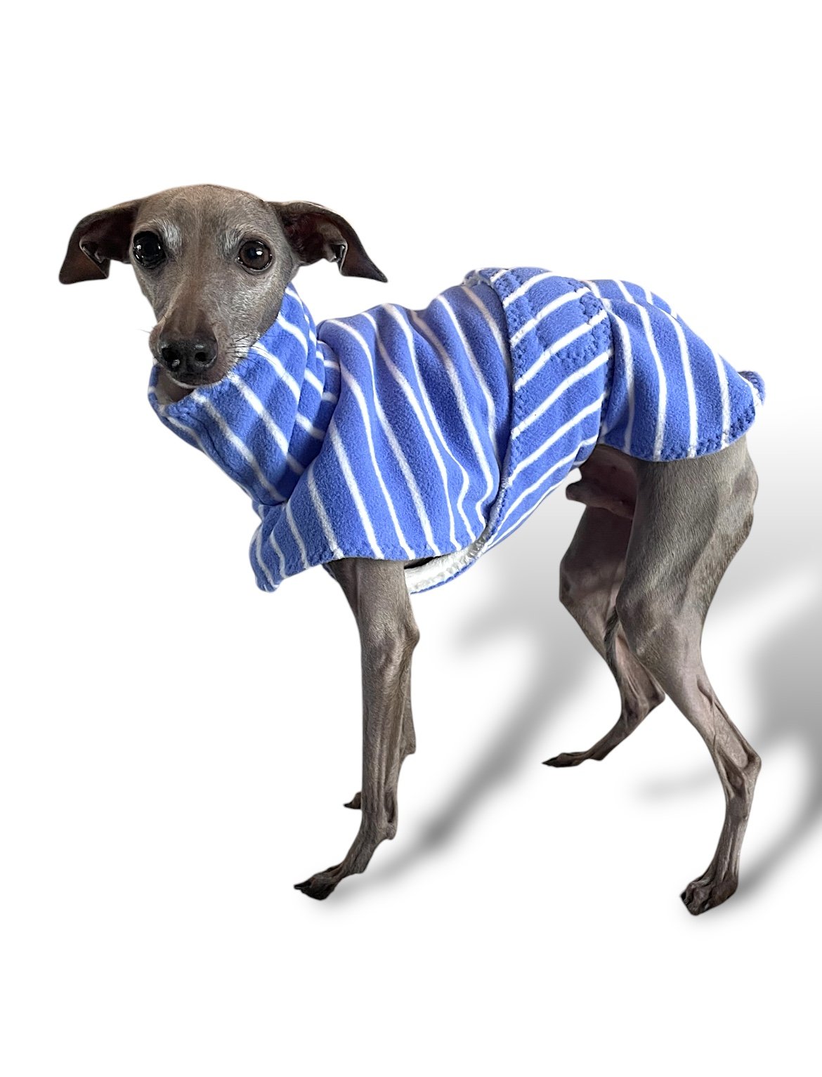 Dressing Gown - Blue Stripe