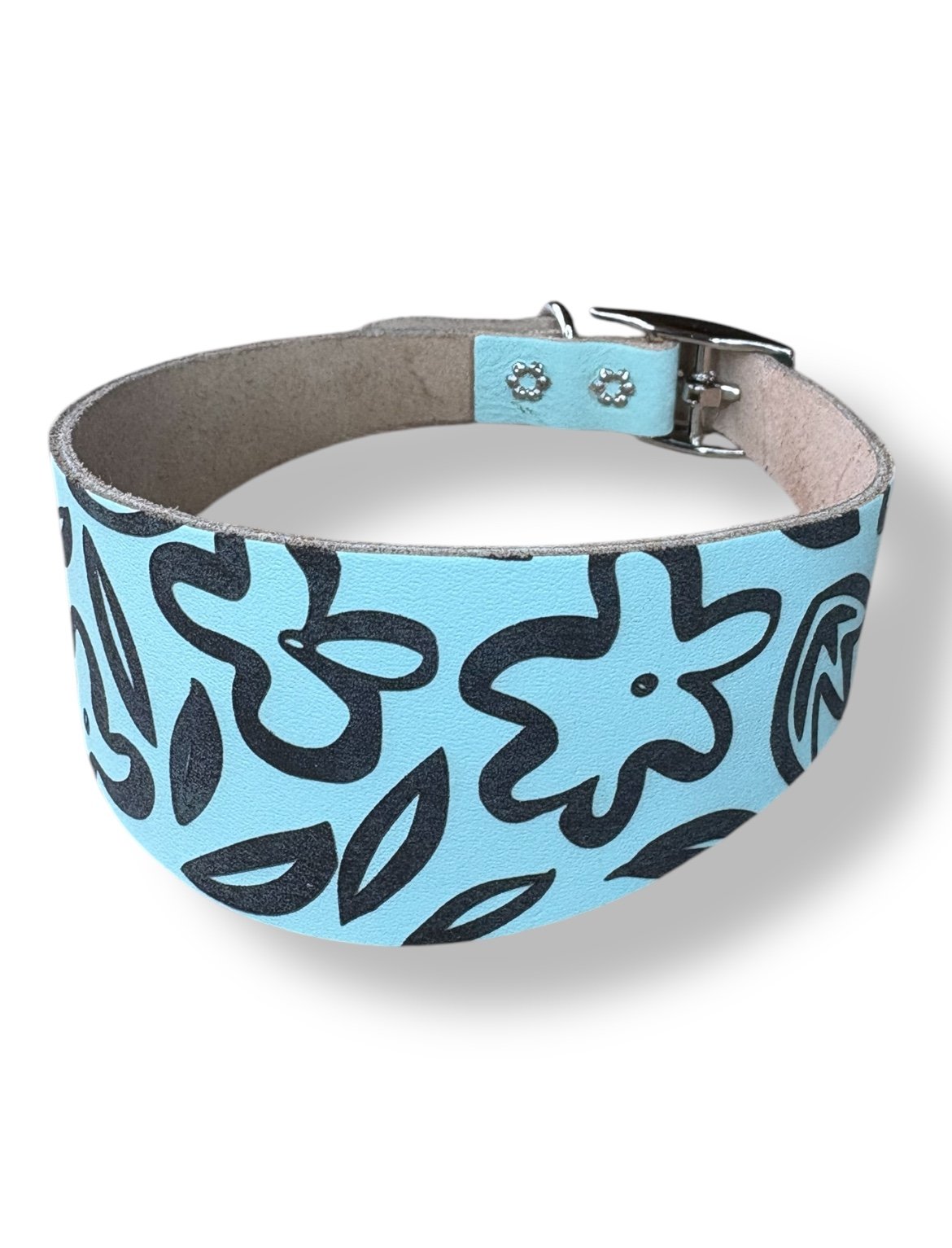 Leather Collar - Botanical
