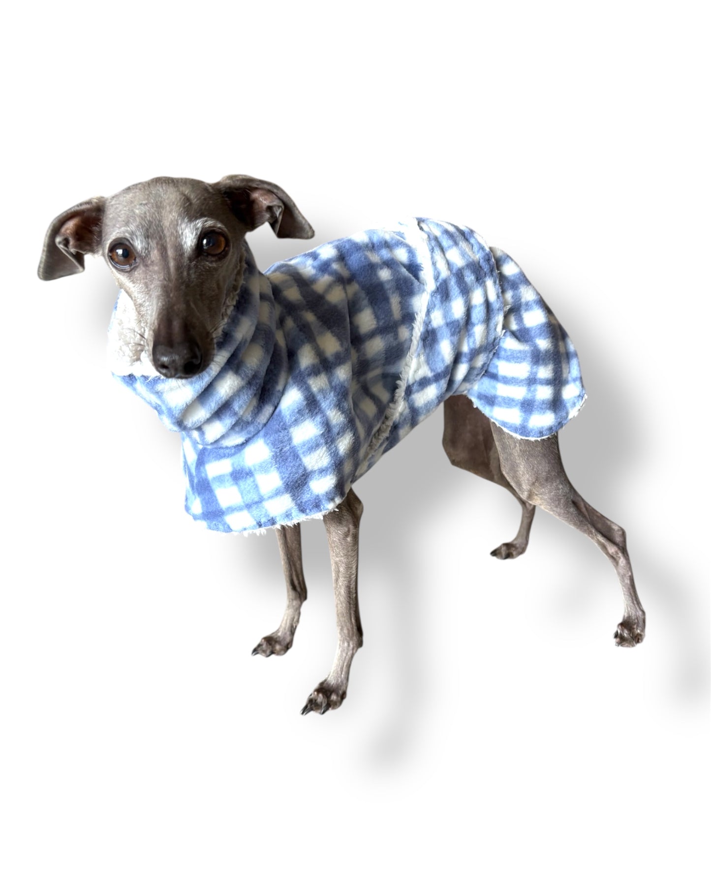 Dressing Gown - Cosy Blue Check
