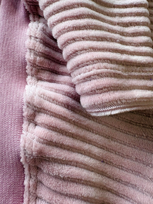 Jumbo Cord Jersey T-Shirt - Blush Pink