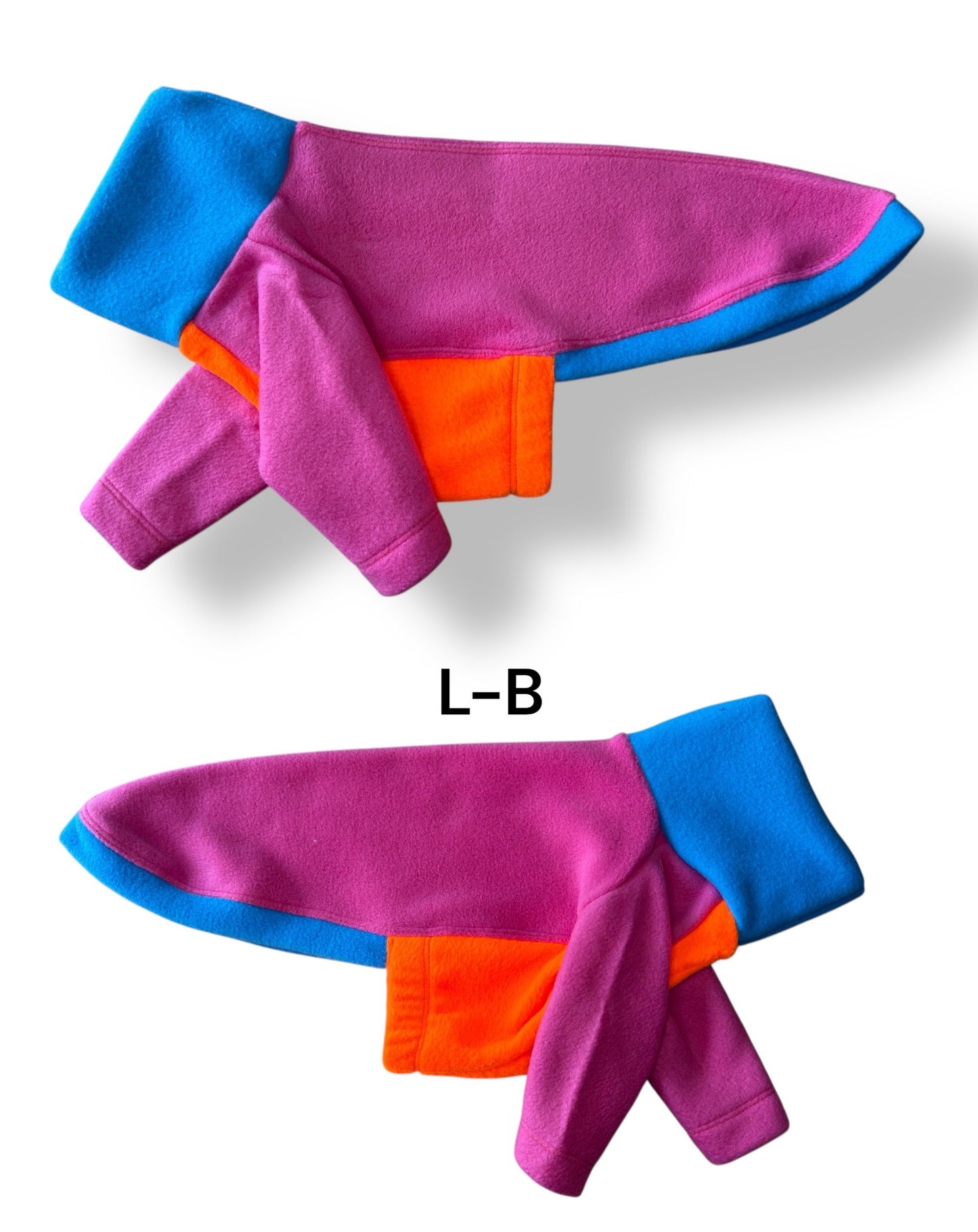 Fleece Jumper - Neon Colourblock