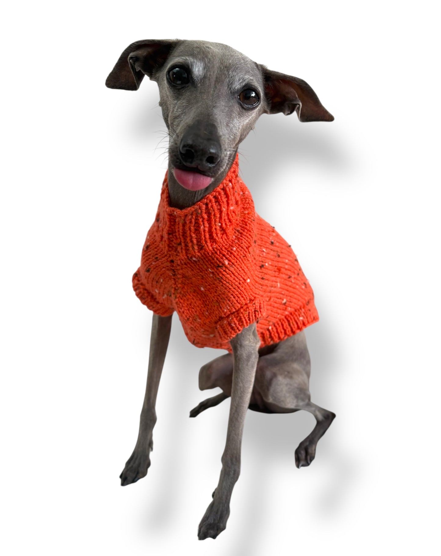 Knitted Jumper - Pumpkin Fleck