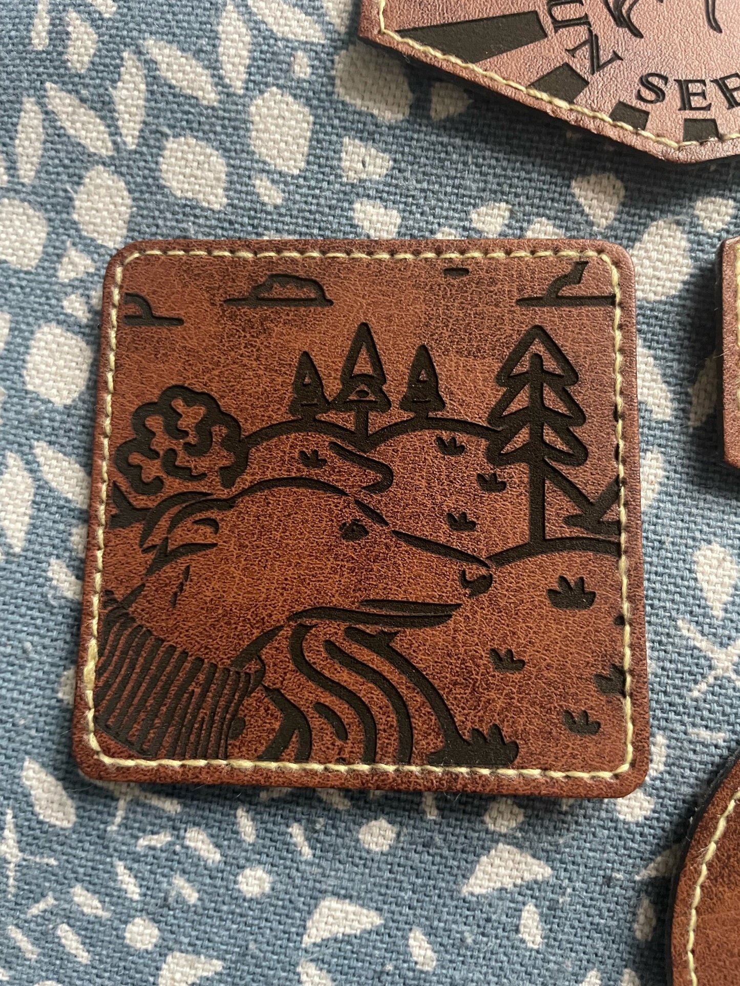 Iron-On Leather Patches
