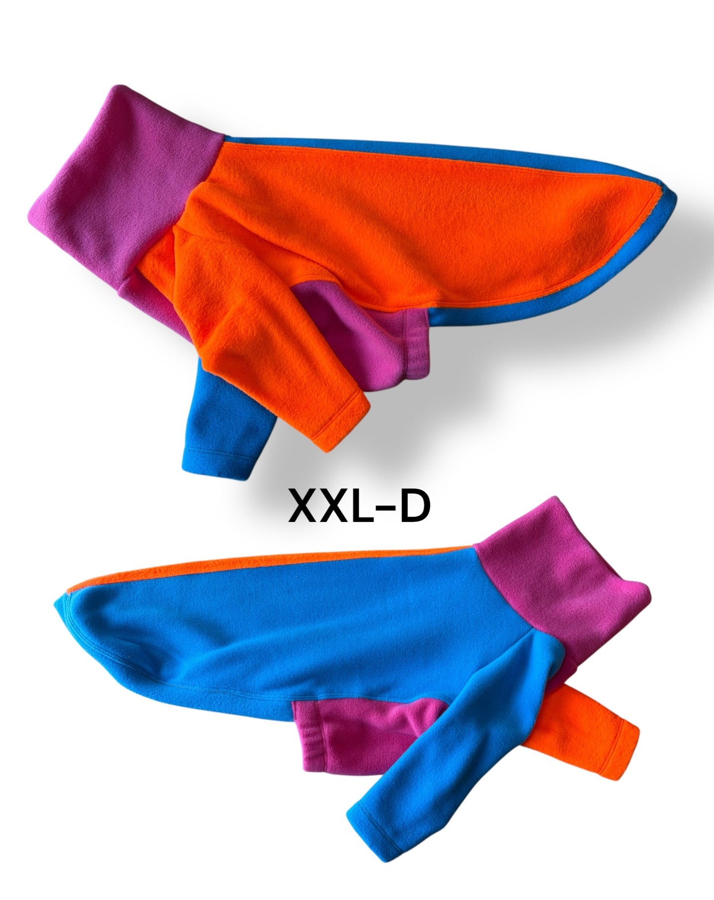 Fleece Jumper - Neon Colourblock