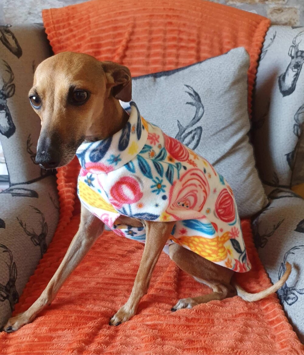 Fleece Vest - Peony Garden