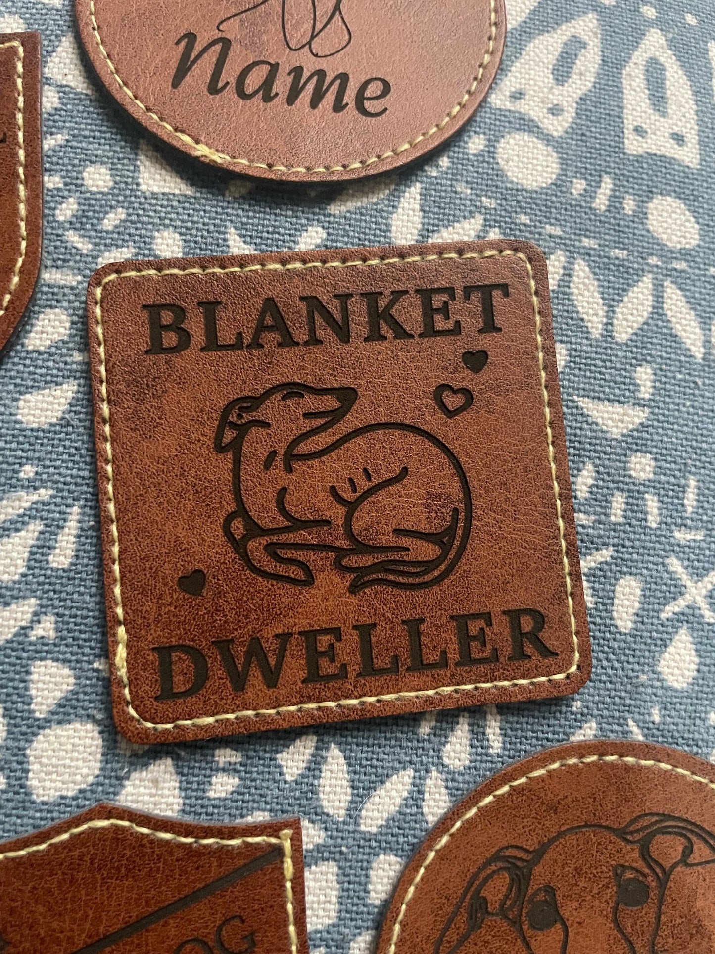 Iron-On Leather Patches