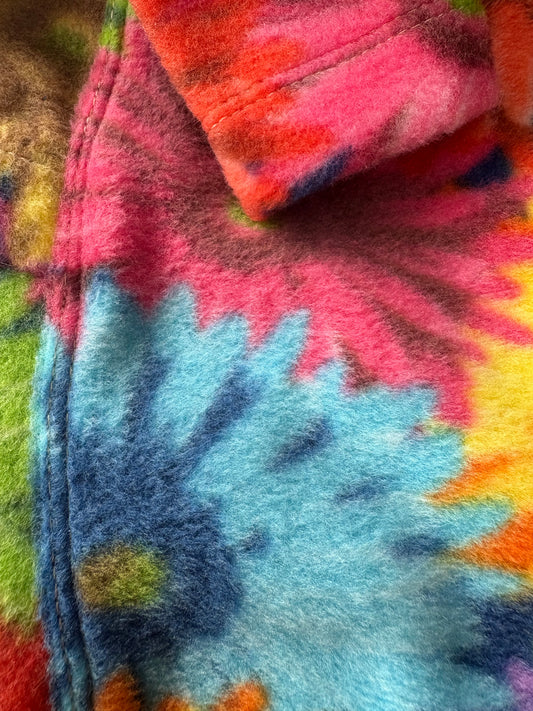 Fleece Jumper - Bright Flowers