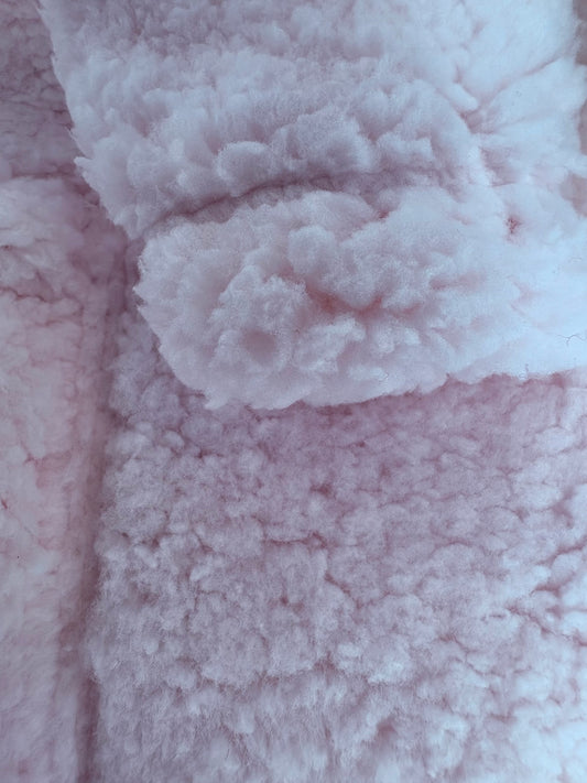 Cuddle Fur Fleece Jumper - Baby Pink