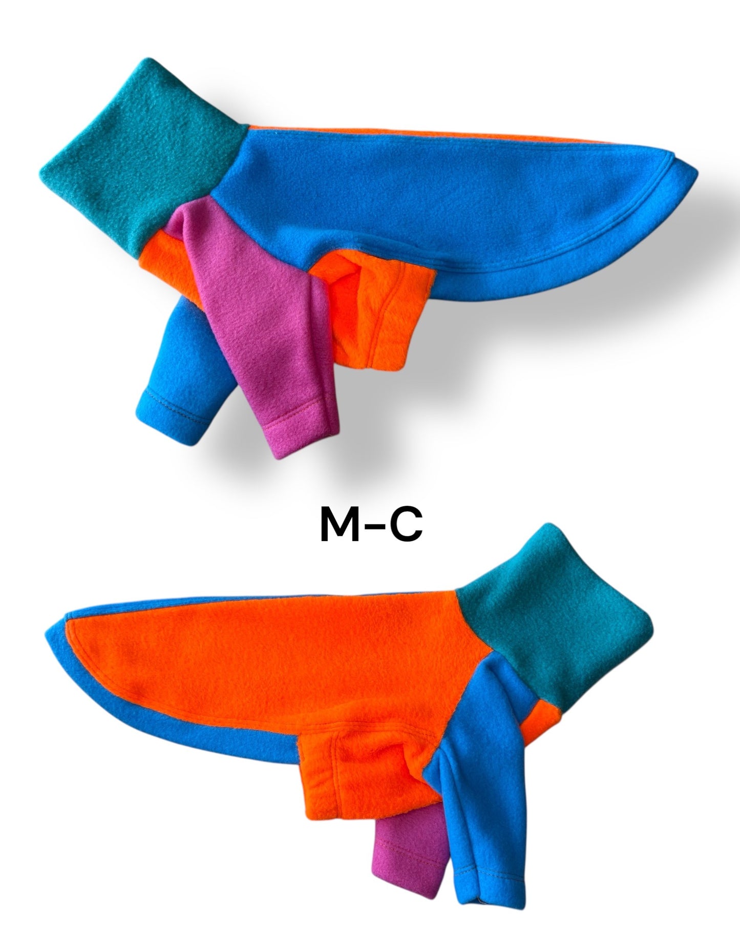 Fleece Jumper - Neon Colourblock