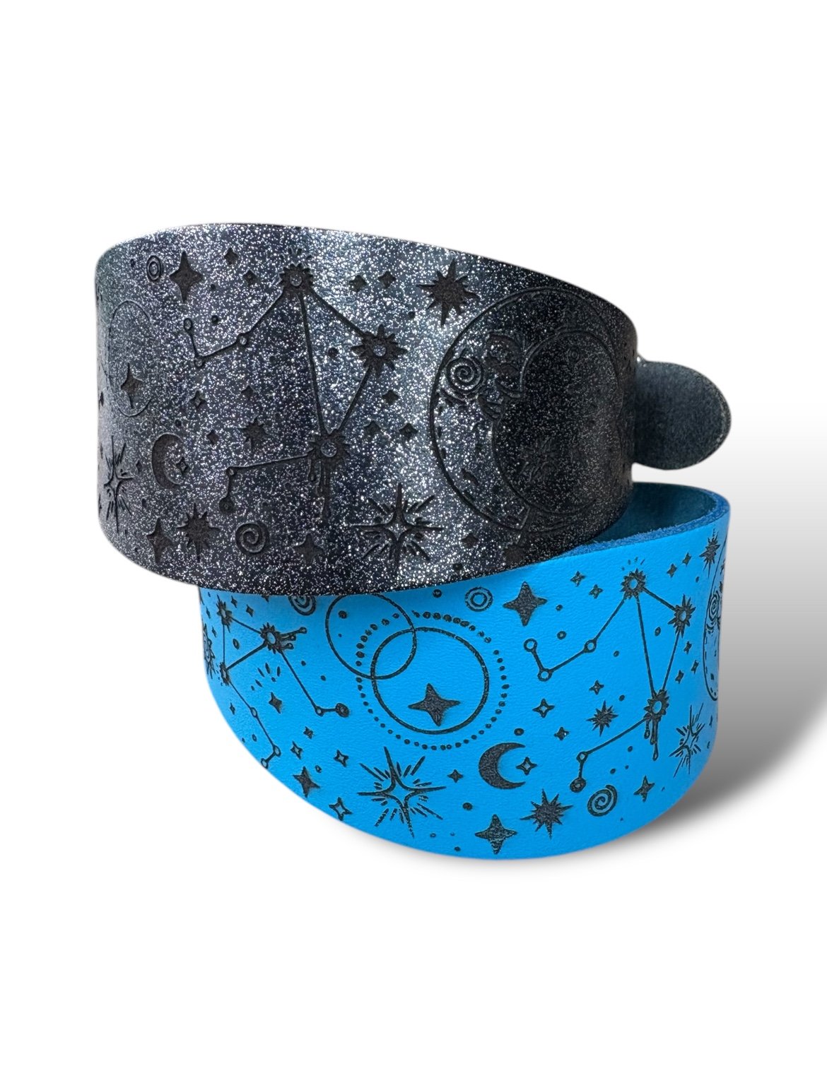 Leather Collar - Constellations