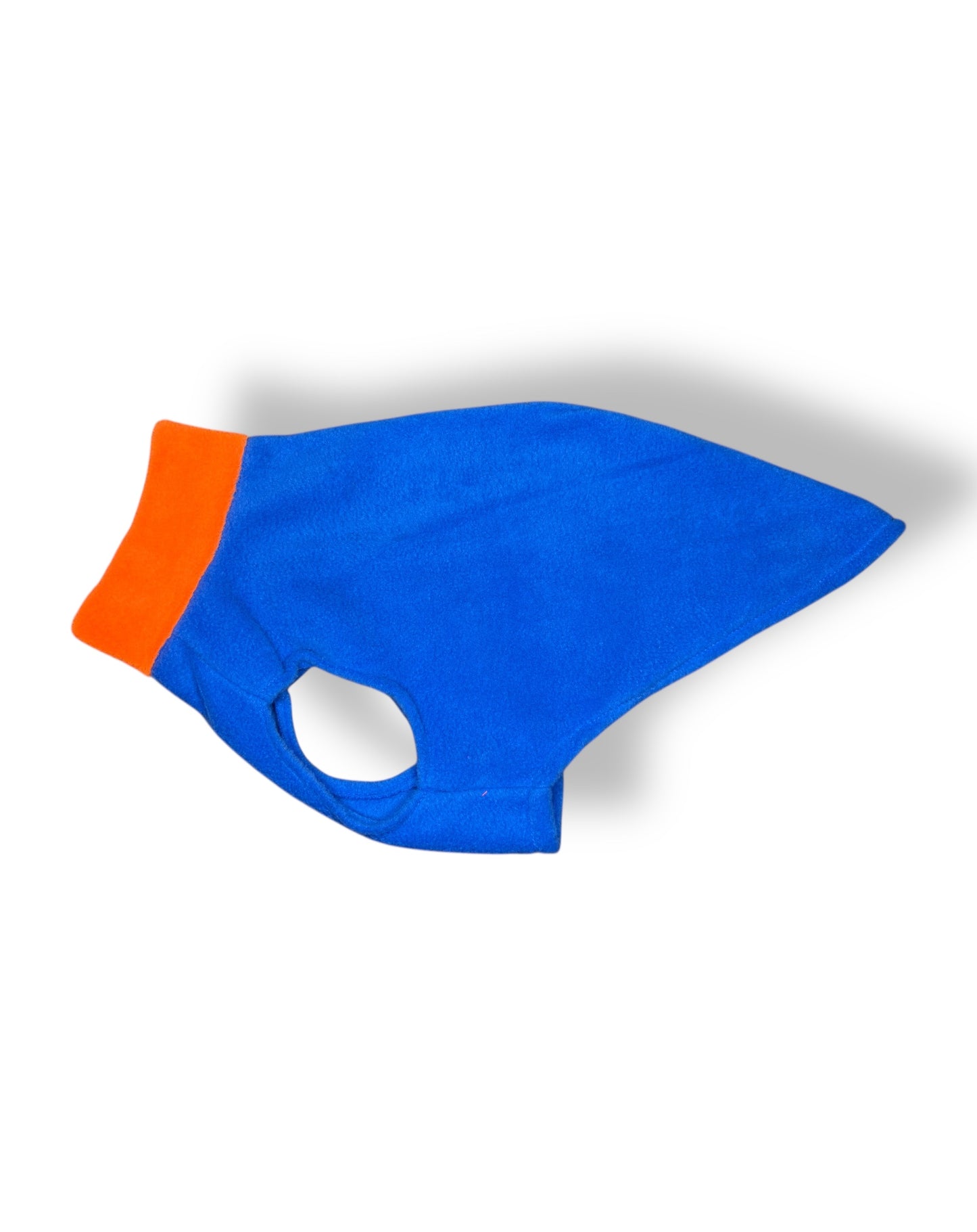 Fleece Vest - Blue & Orange