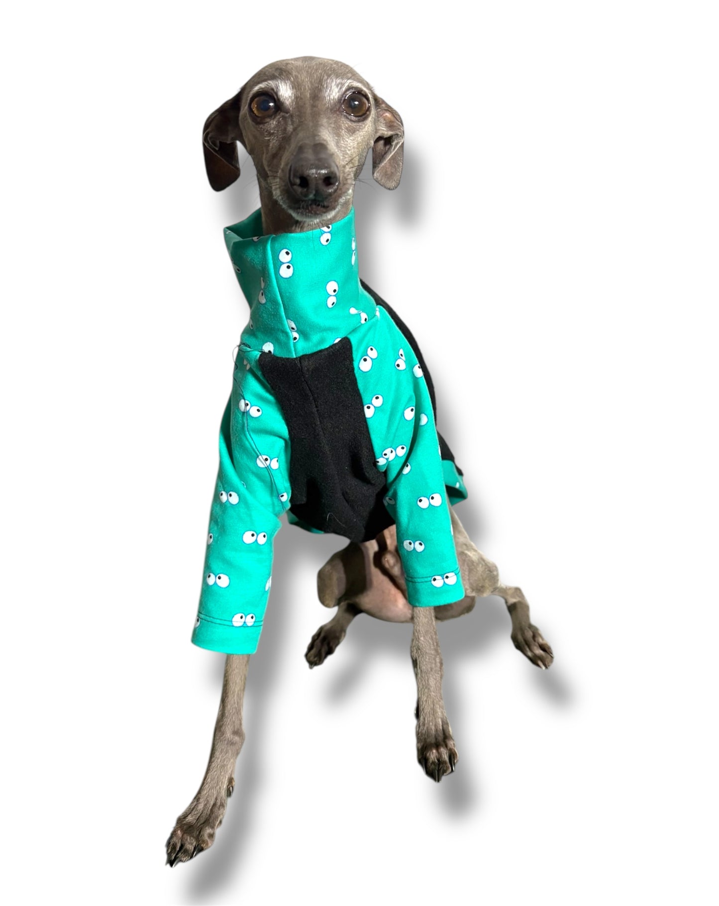 Fleece & Jersey T-Shirt - Green Eyes